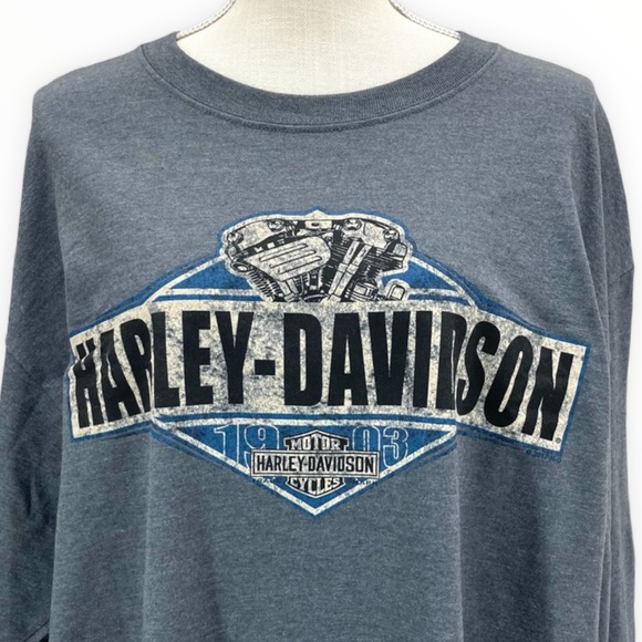 Harley-Davidson Long Sleeve Graphic Tee Sz XL - Picture 2 of 7